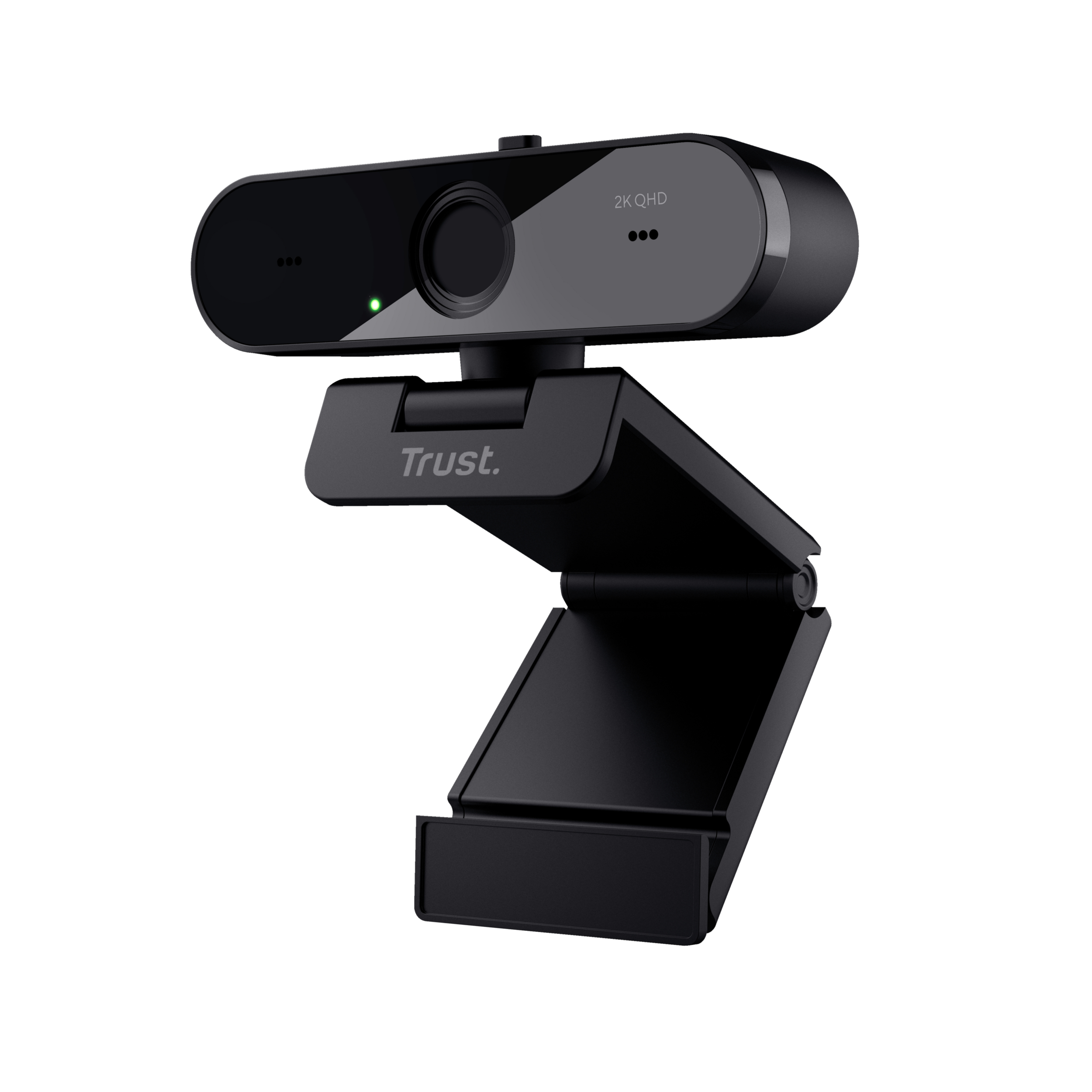 Trust TW-250 QHD Webcam 2560 x 1440 Pixel Standfuß, Klemm-Halterung, Ansicht 4