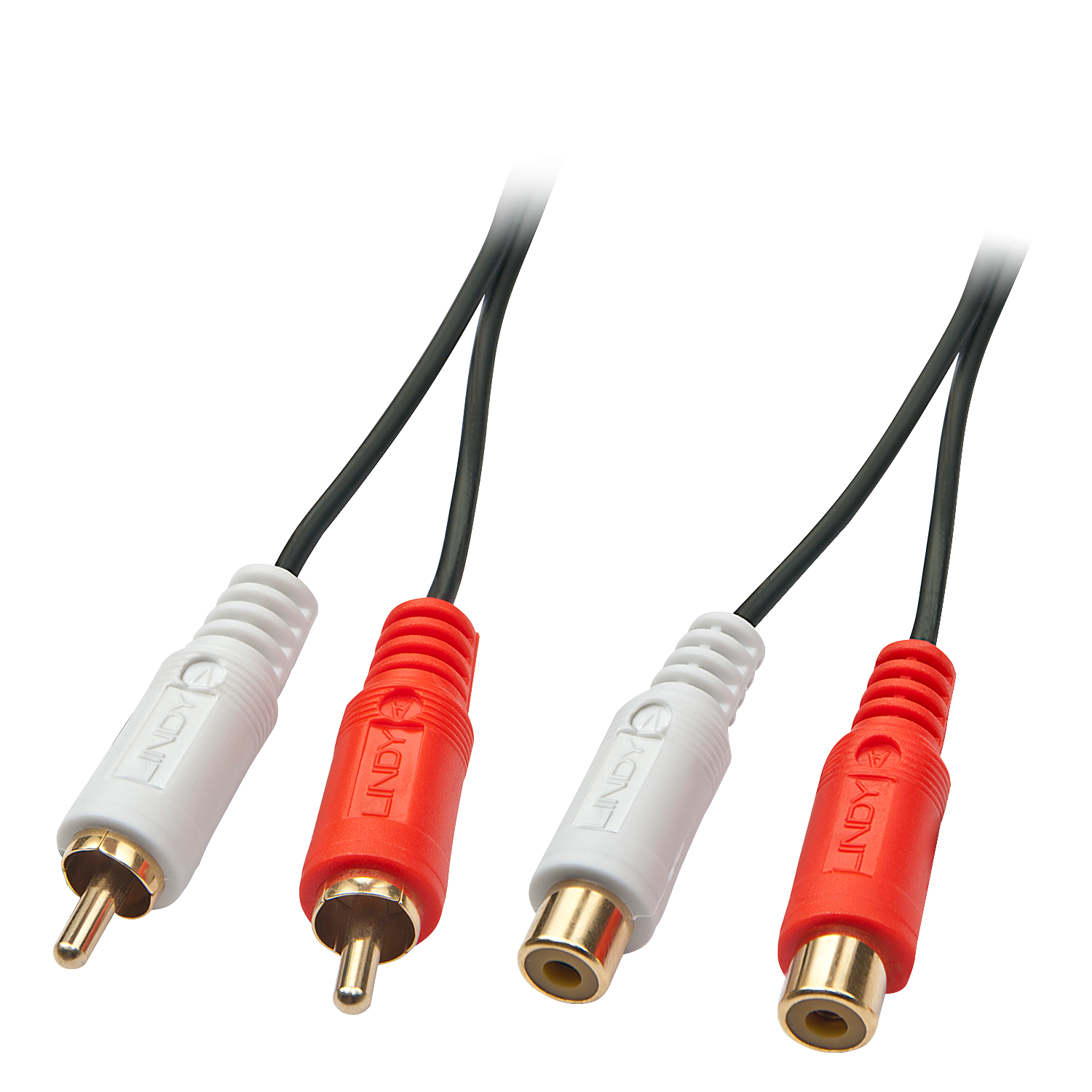 Lindy Premium - Audioverlängerungskabel - RCA x 2 (M)