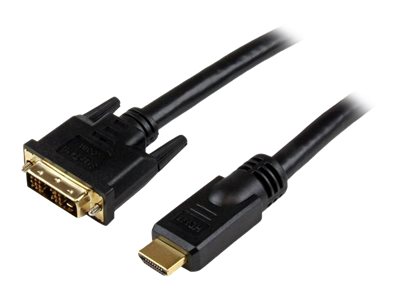 StarTech.com 7m HDMI to DVI-D Cable - HDMI to DVI Adapter  Converter Cable - 1x DVI-D Male 1x HDMI Male - Black 7 meters (HDDVIMM7M)