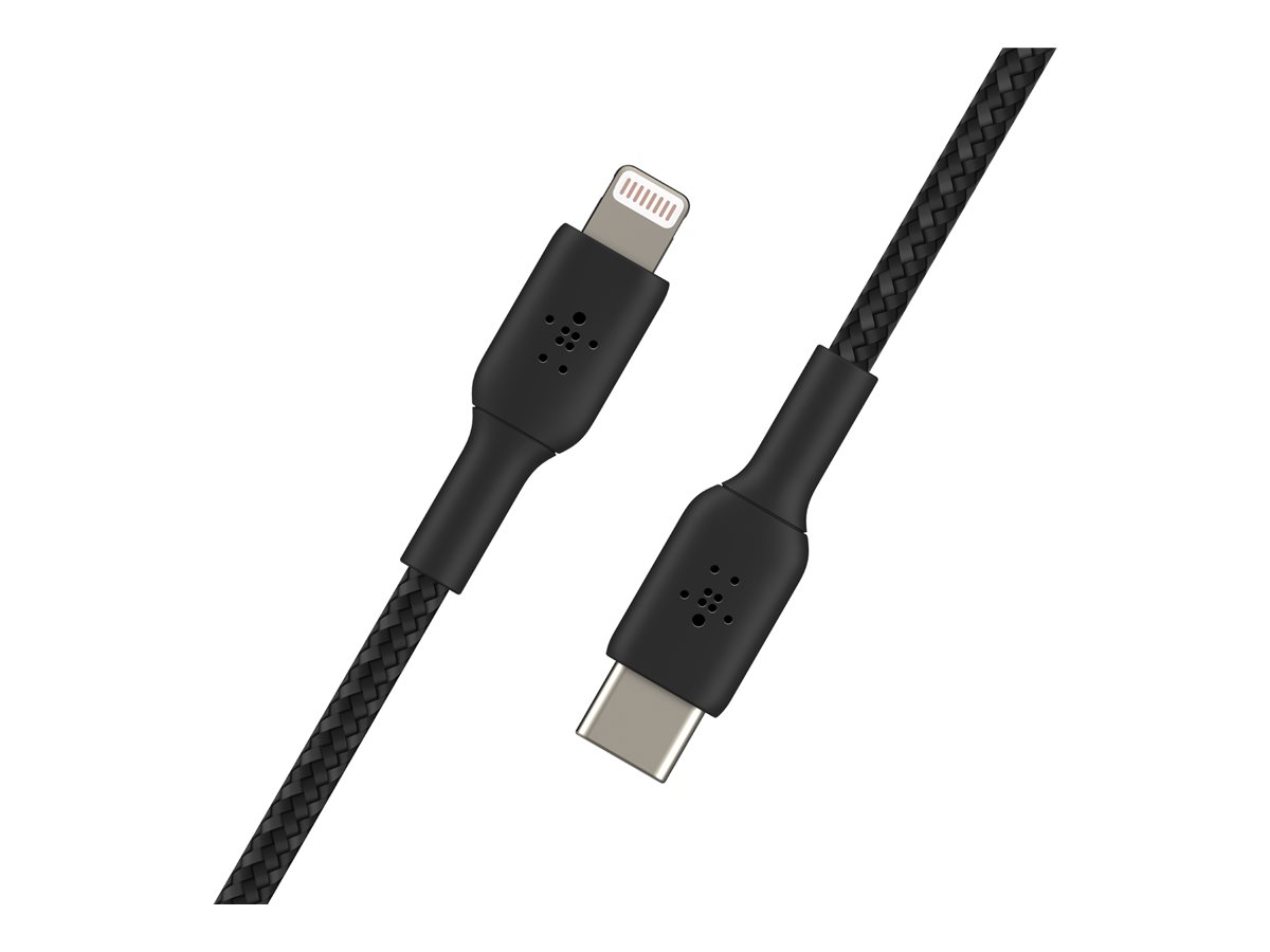 Belkin BOOST CHARGE - Lightning-Kabel - 24 pin USB-C männlich zu Lightning männlich - 2 m - Schwarz, Ansicht 3