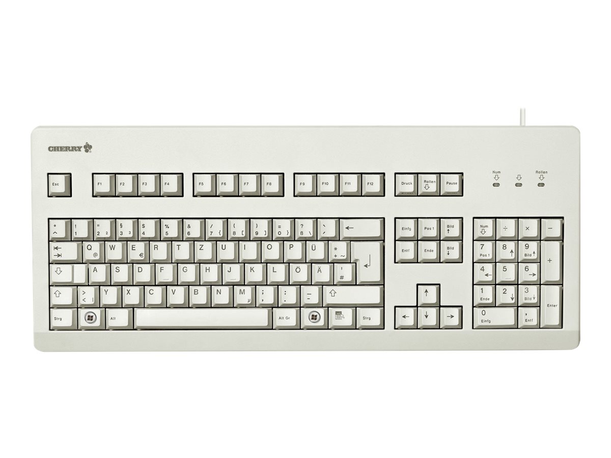 Cherry G80-3000 - Tastatur - PS/2, USB - Französisch