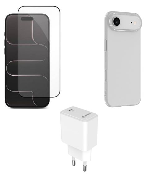 eSTUFF Kit for iPhone Air. Charger Cover Glass. Brown Box. ES-Kit-IPH17AIR, Ansicht 2