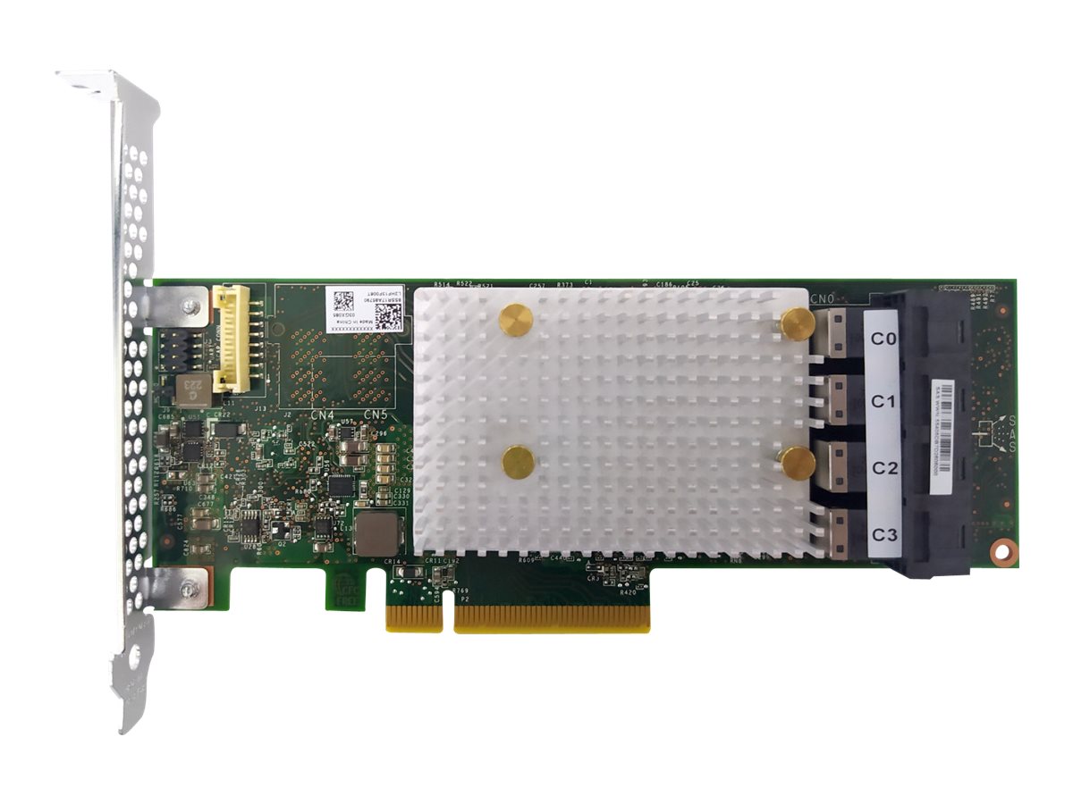 Lenovo ThinkSystem 9350-16i - Speichercontroller (RAID) - 16 Sender/Kanal - SATA / SAS 12Gb/s - Low-Profile - RAID 0, 1, 5, 6, 10, 50, JBOD