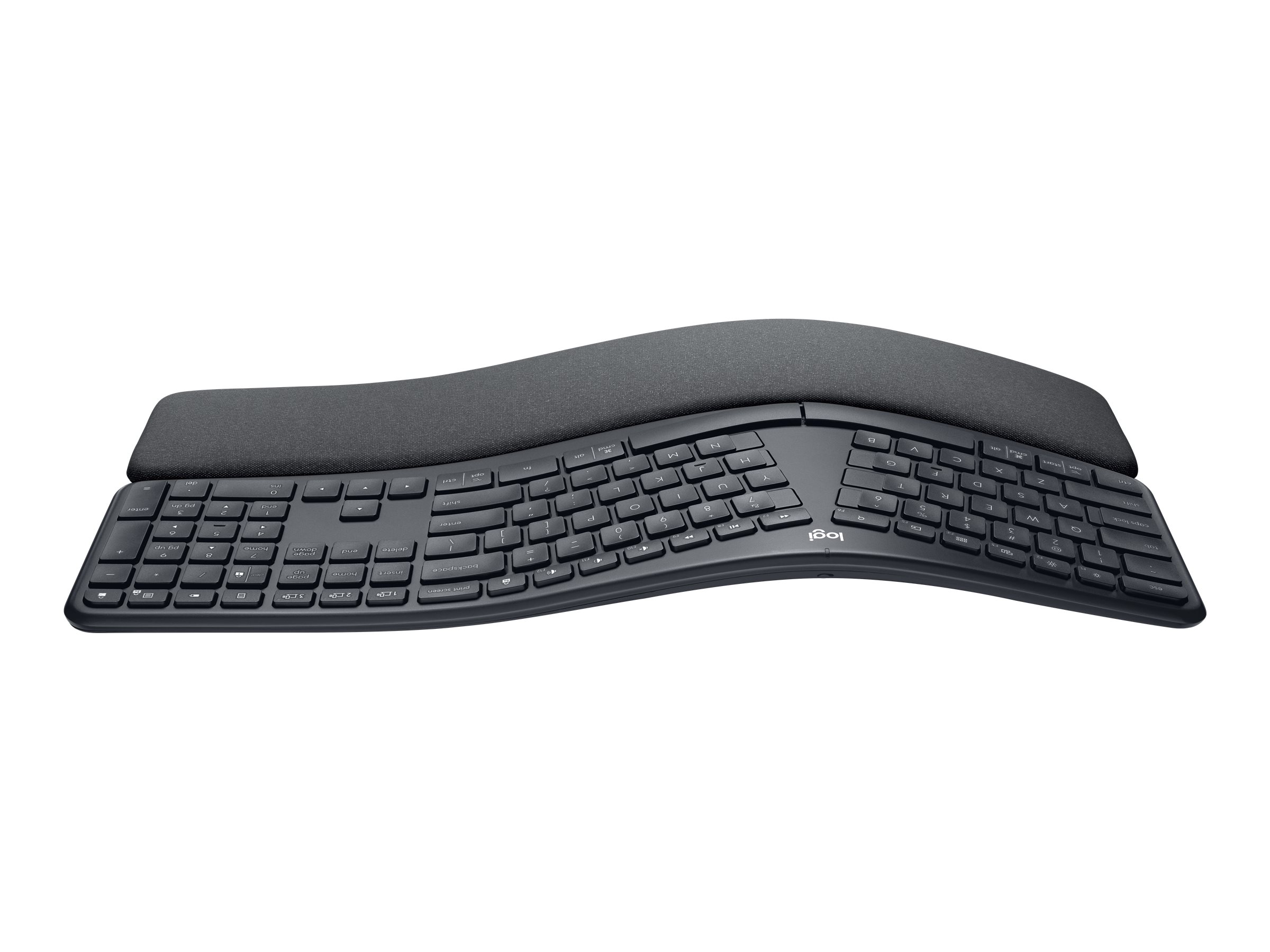 Logitech ERGO K860 - Tastatur - kabellos - 2.4 GHz Bluetooth 5.0