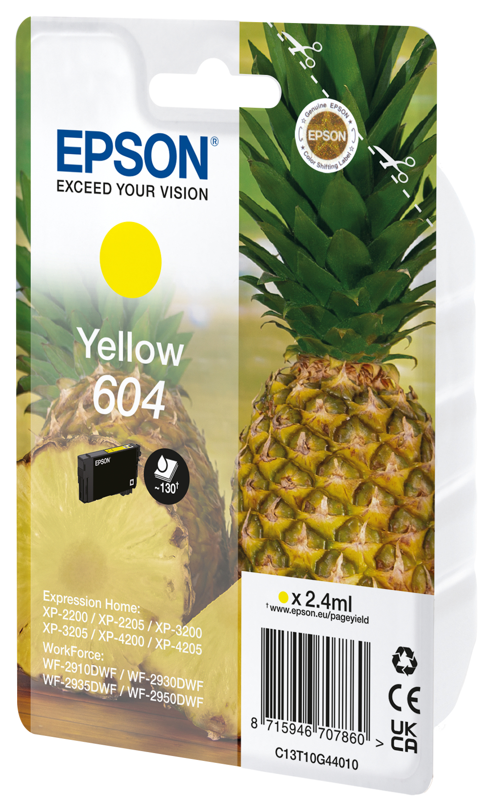 Epson 604 Singlepack - 2.4 ml - Gelb - original, Ansicht 2