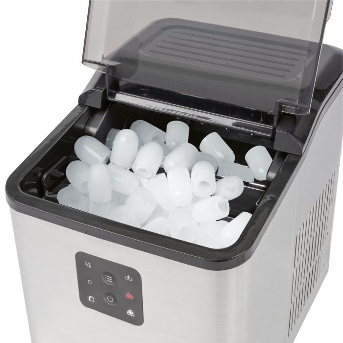 Clatronic Eiswürfelbereiter PC-EWB 1253 Edelstahl/schwarz, Ansicht 2