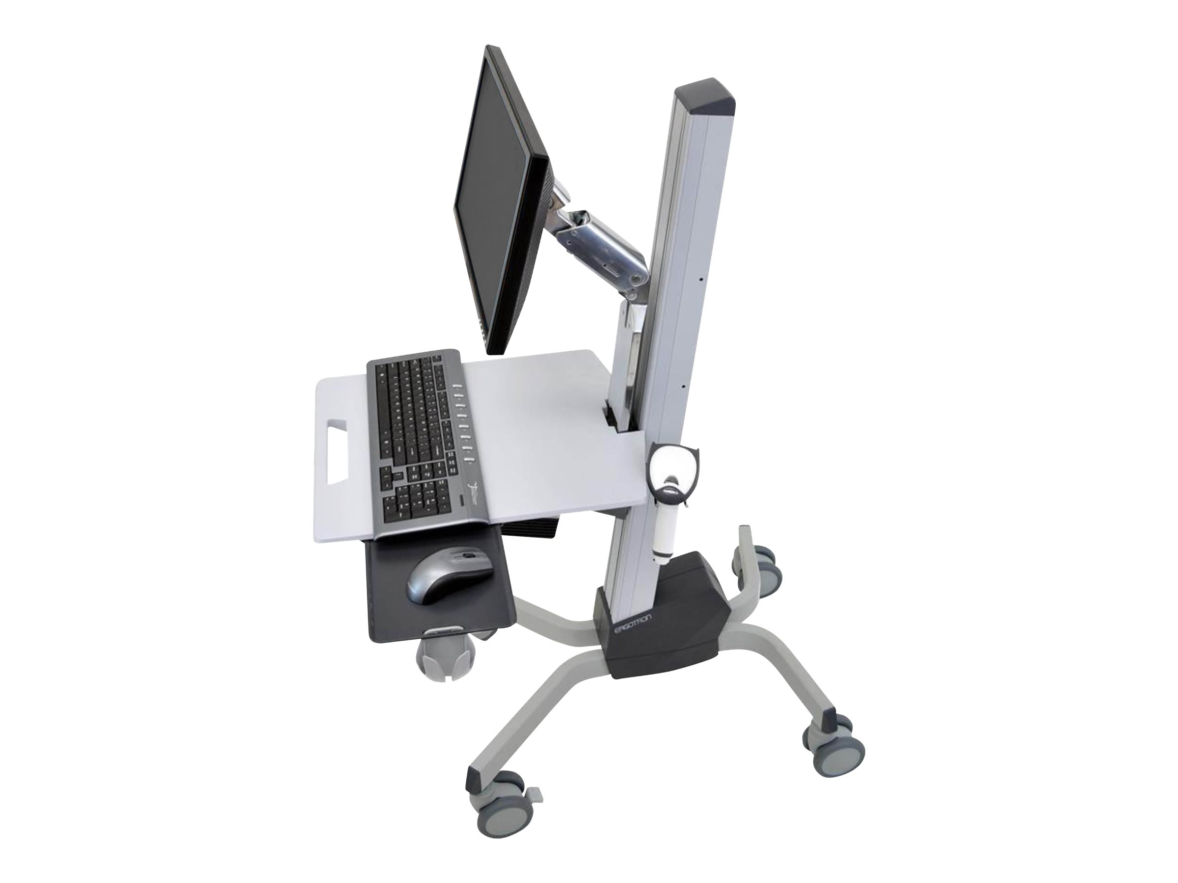 Ergotron Neo-Flex - Wagen - Constant Force-Höhenverstellung - für LCD-Display  PC-Ausrüstung - Aluminium hochwertiger Kunststoff verzinker Stahl - Zweistufiges Grau - Bildschirmgröße: bis zu 686 cm (bis zu 27 Zoll)