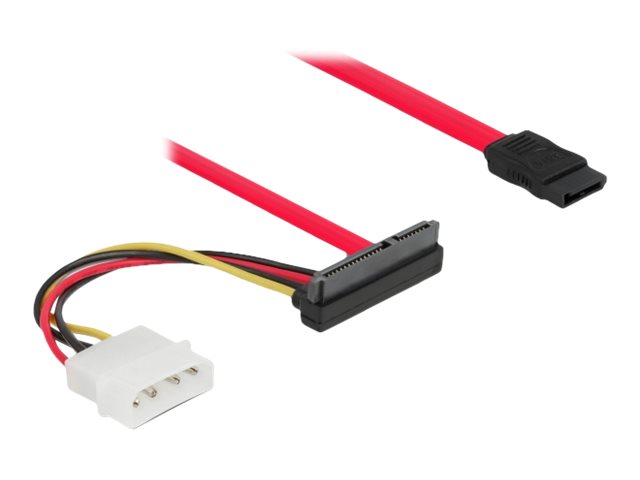 Delock SATA HDD-Netzkabel - interne Stromversorgung 4-polig SATA zu SATA Combo