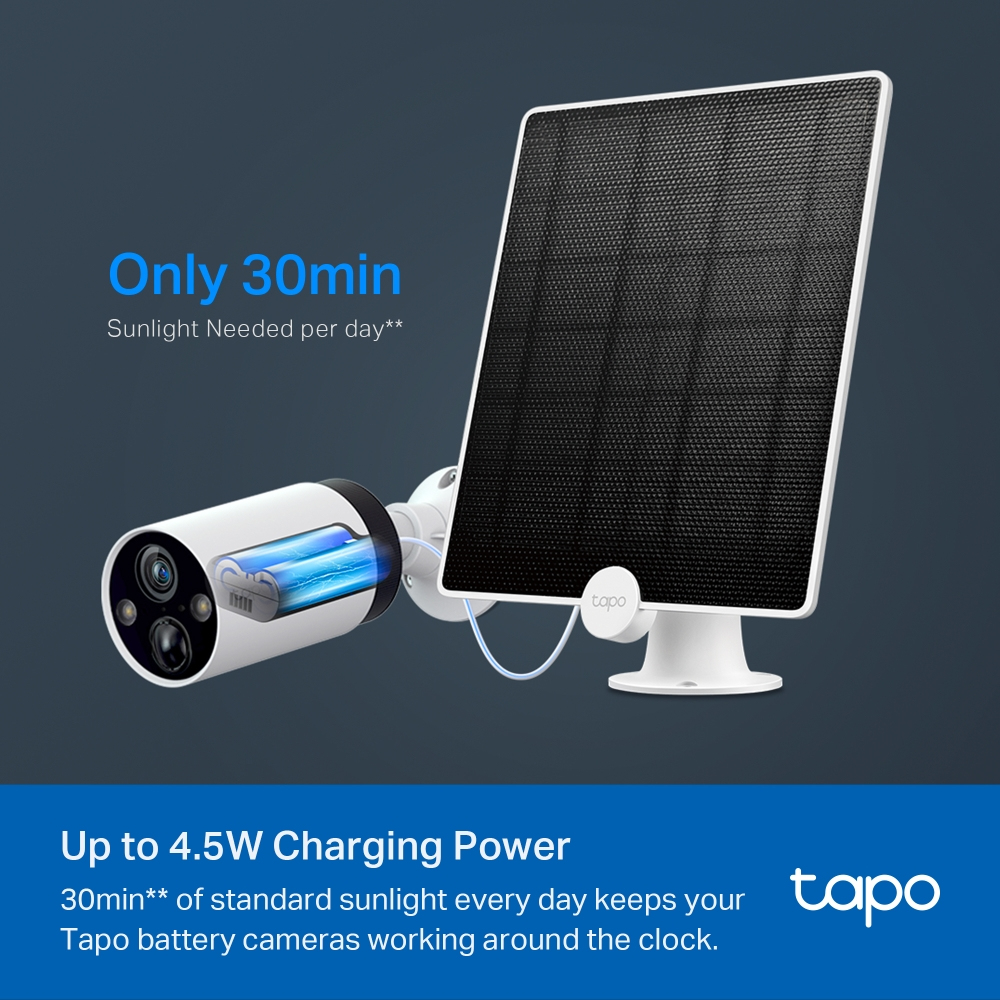 TP-LINK Tapo A200 V1 - Solarkollektor - 4.5 Watt - für, Ansicht 4