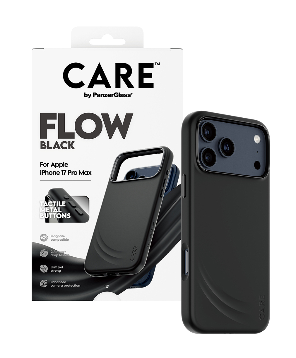 PanzerGlass CARE by Feature Flow Case Black w. MagSafe iPhone 17 Pro - Apple - iPhone 17 Pro Max, Ansicht 3