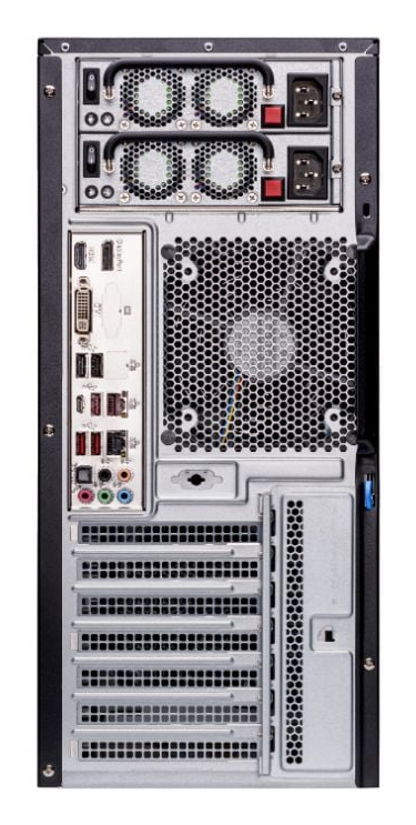 Supermicro Mid-Tower 4x2.5 fixed drive Redundant - Midi/Minitower - ATX, Ansicht 2