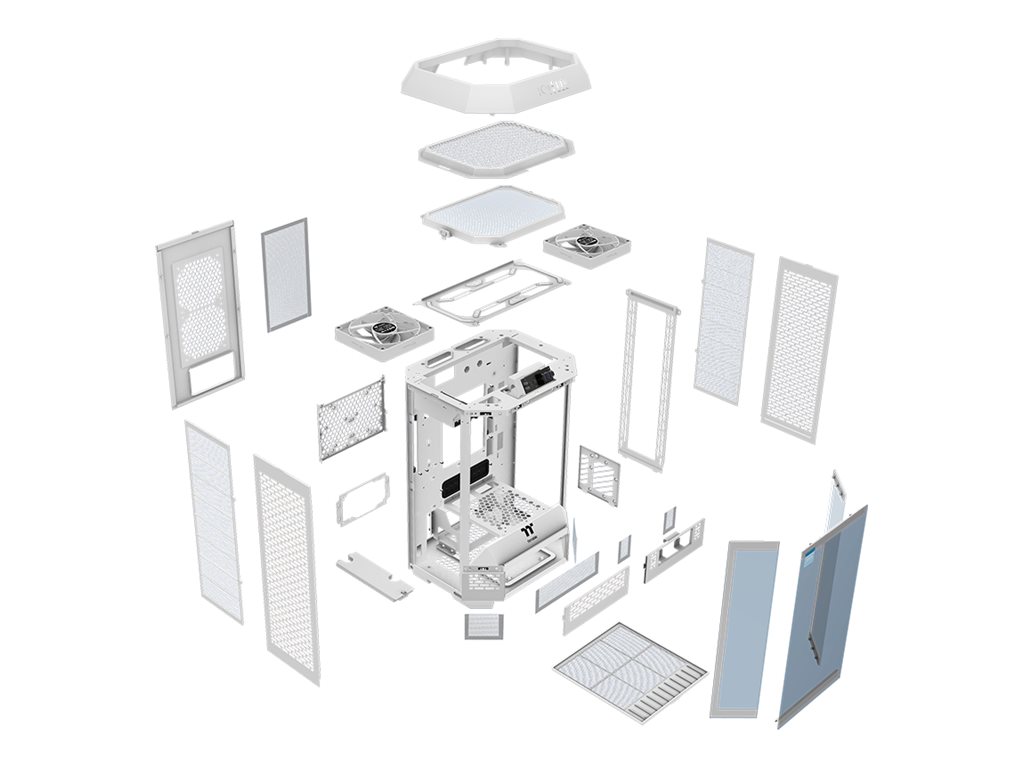 Thermaltake Geh The Tower 300 MiniSnow White retail, Ansicht 5