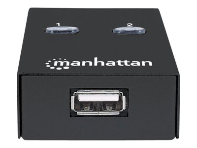 Manhattan USB-A Automatic Sharing Switch, 2x USB-B Ports, 480 Mbps (USB 2.0)