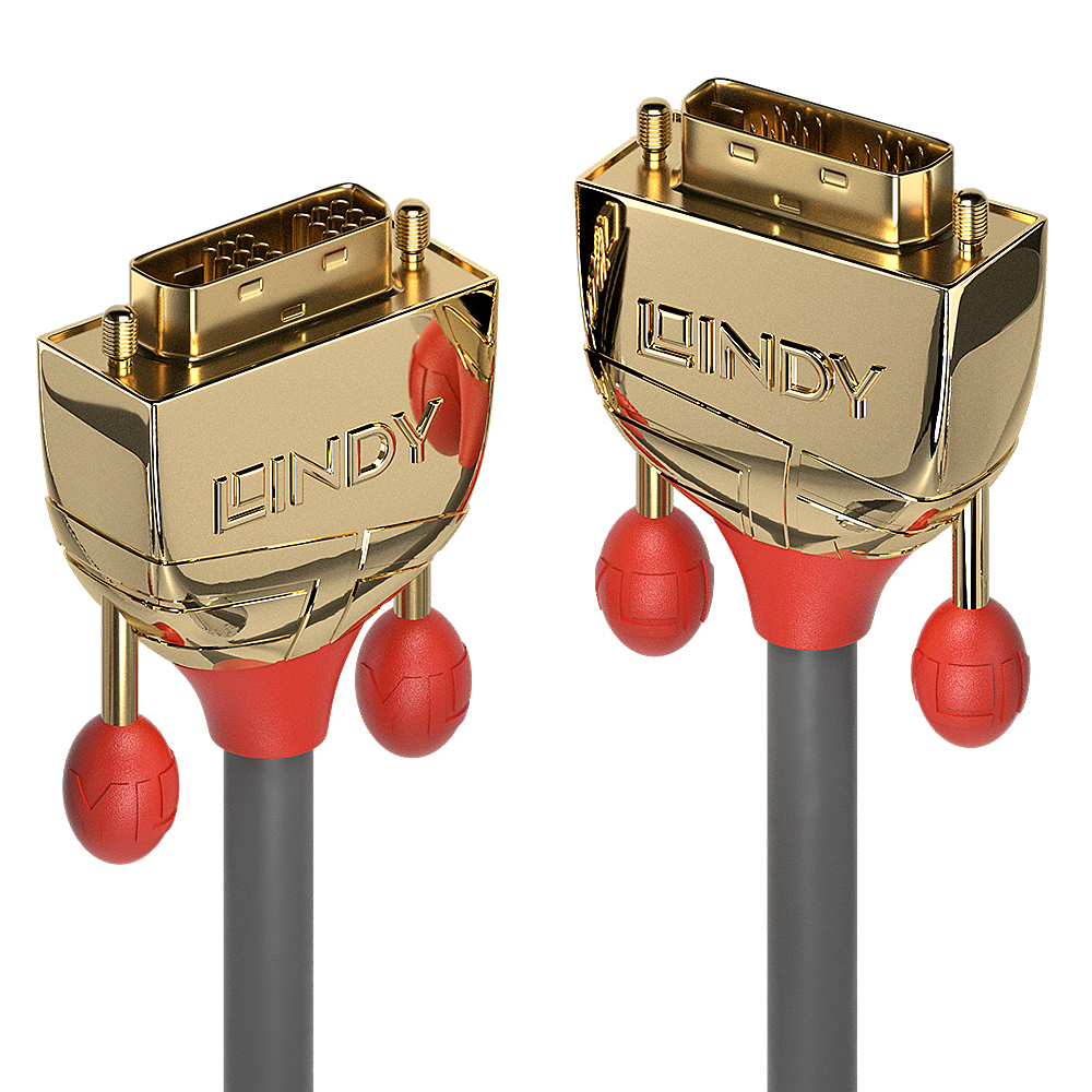 Lindy Gold - DVI-Kabel - Single Link - DVI-D (M), Ansicht 2
