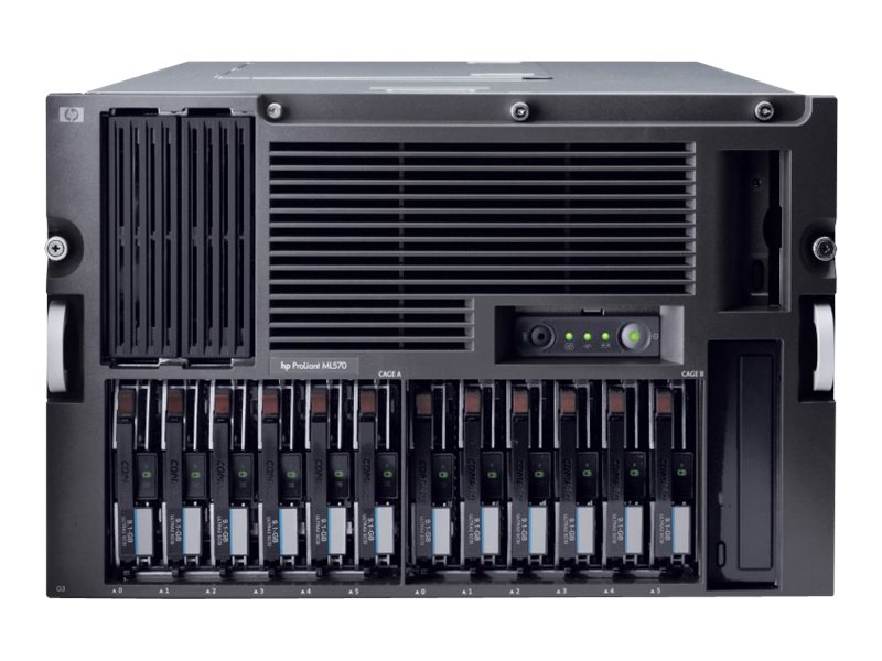 HP Enterprise ProLiant ML570R02 X3-4MB Model 2-1024 2 Xeon cpu's; 4 MB cache, 1024 MB (345320-421)