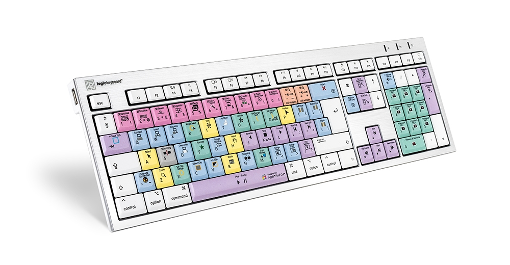Logickeyboard Apple Final Cut Pro X ALBA slimline - TL: UK, QWERTY, Ansicht 2