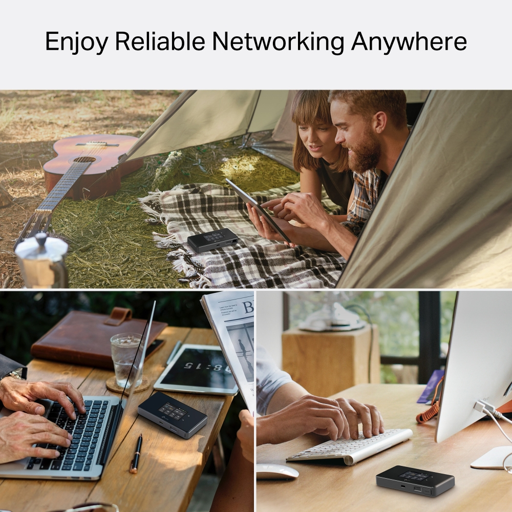 TP-LINK M8550 V1 - Mobiler Hotspot - 5G LTE Advanced, Ansicht 4