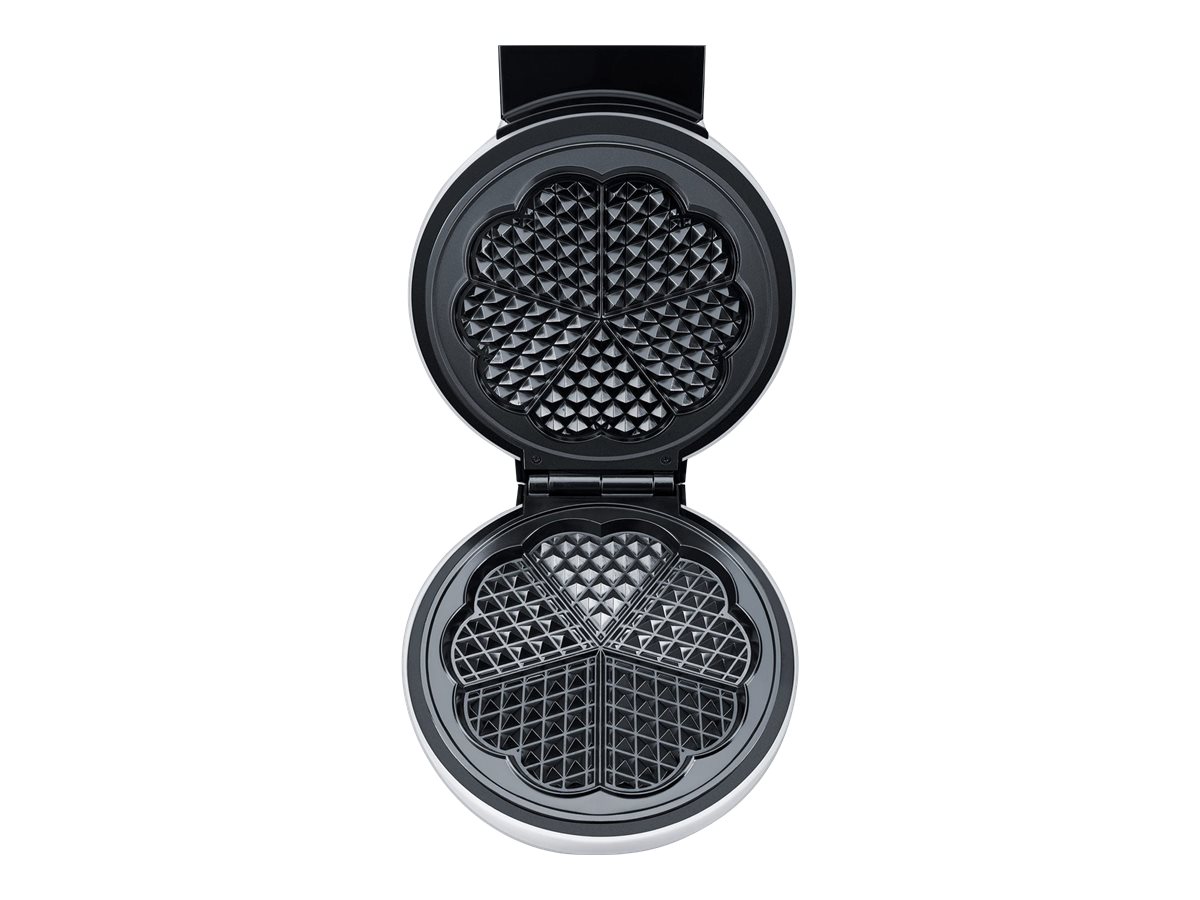 Steba WE 16 - Waffeleisen - 1 kW - Silber/Weiß, Ansicht 2