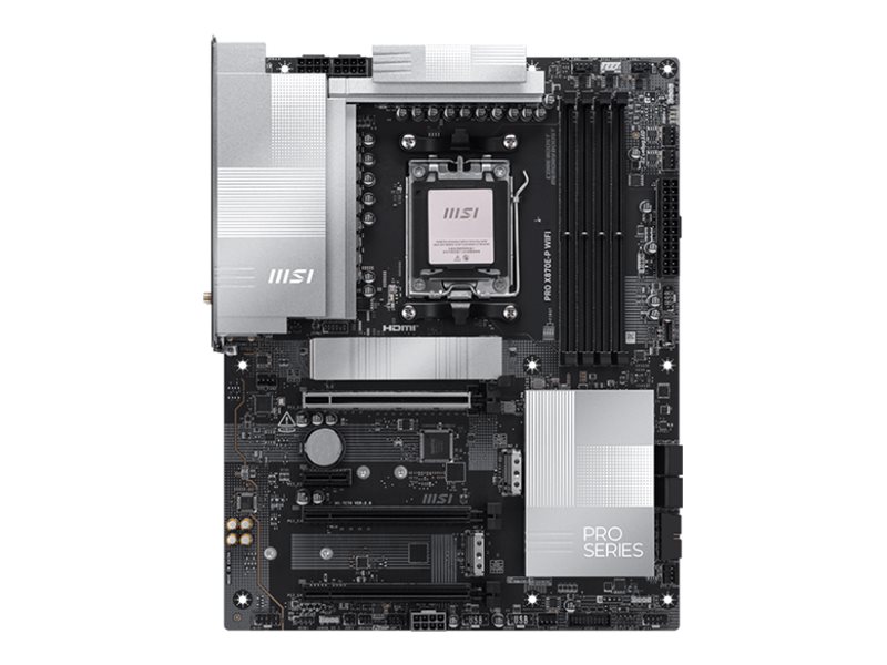 MSI PRO X870E-P WIFI - Motherboard - ATX - Socket AM5 - AMD X870E Chipsatz - 5 Gigabit Ethernet Wi-Fi 7 Bluetooth - Onboard-Grafik (CPU erforderlich)