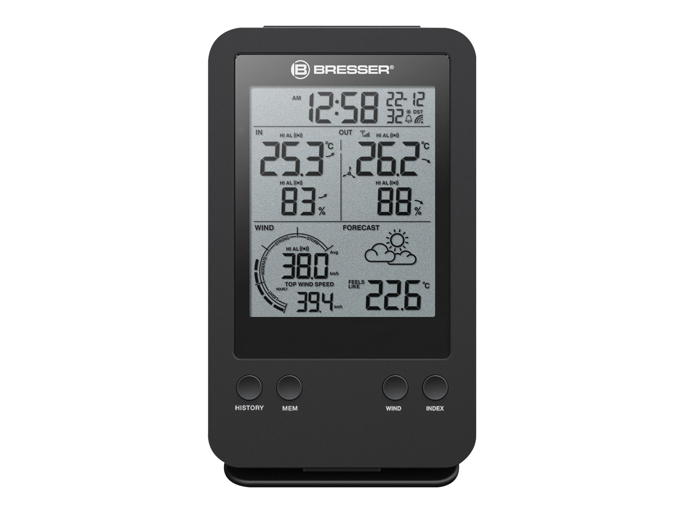Bresser Pro - Wetterstation - Schwarz, Ansicht 4