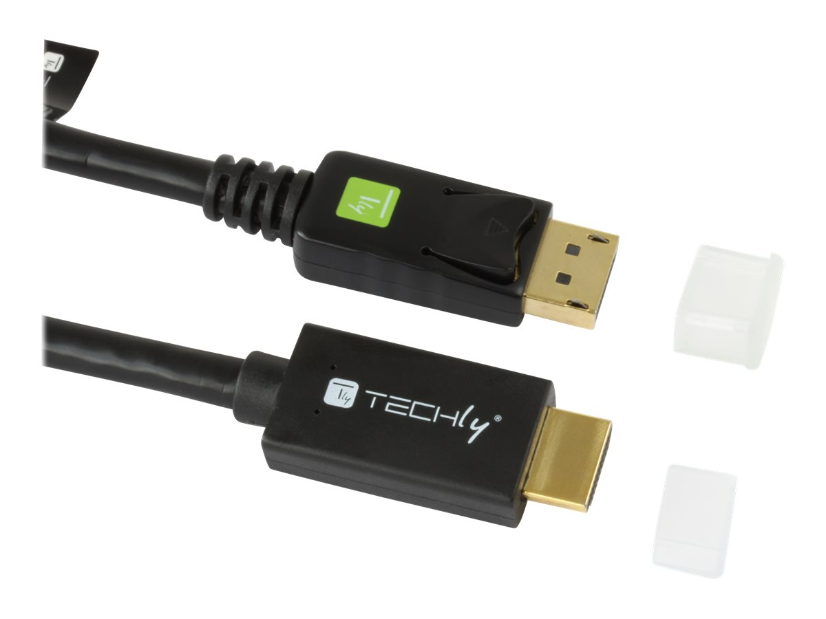 Techly Adapterkabel - DisplayPort männlich zu HDMI männlich, Ansicht 4