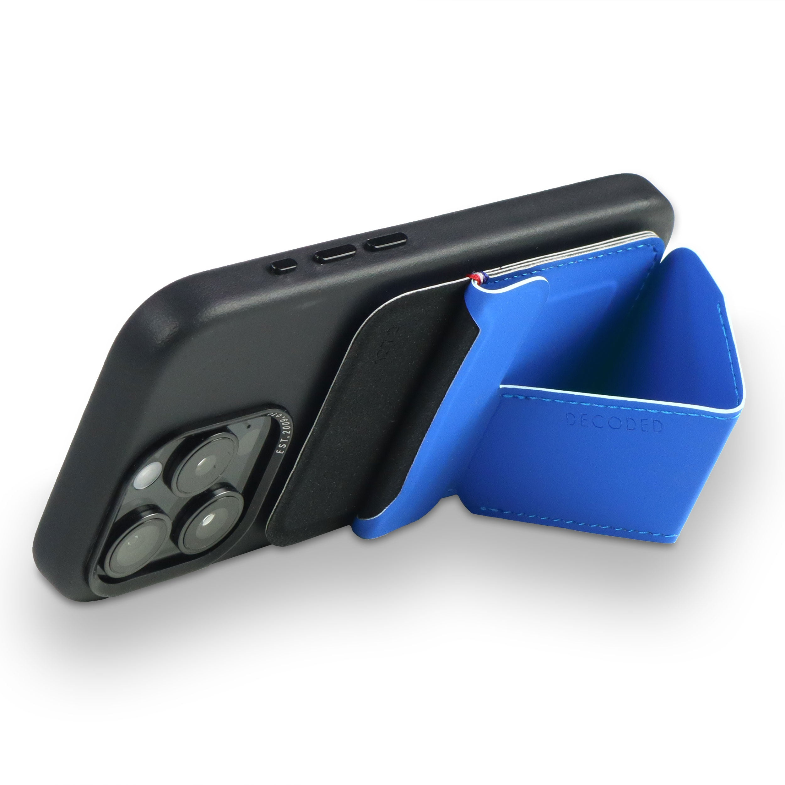 Decoded Silicone MagSafe Card Stand Sleeve Galactic Blue, Ansicht 3