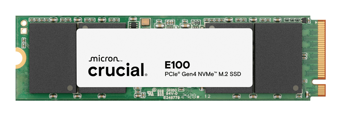 Micron Crucial E100 - SSD - 1 TB - intern - M.2 2280 - PCIe 4.0 x4 (NVMe), Ansicht 2