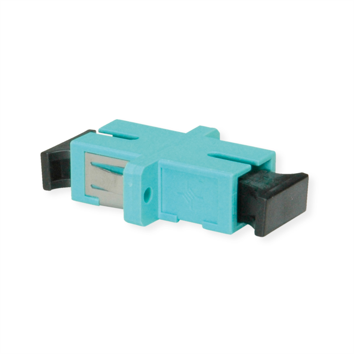 Telegärtner Karl Gärtner - Netzwerkkoppler - SC multi-mode zu SC multi-mode - Glasfaser - Aquamarin - 1x SC multi-mode, Ansicht 2