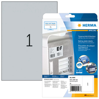 HERMA 4593 - Silber - Rechteck - A4 - Universal - Polyester - Matte