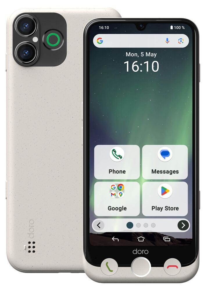 Doro Aurora A30 - bone - Smartphone - 128 GB, Ansicht 2