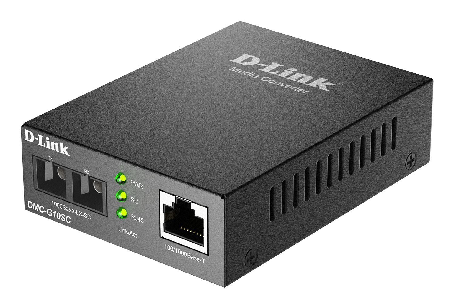 D-Link DMC G10SC - Medienkonverter - GigE - 10Base-T, 1000Base-LX, 100Base-TX, 1000Base-T, Ansicht 3