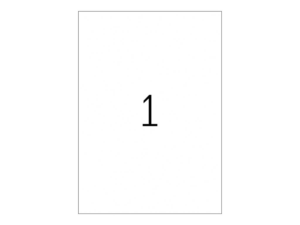 HERMA Special - Weiß - A4 (210 x 297 mm) 25 Etikett(en) permanent selbstklebende, Ansicht 3