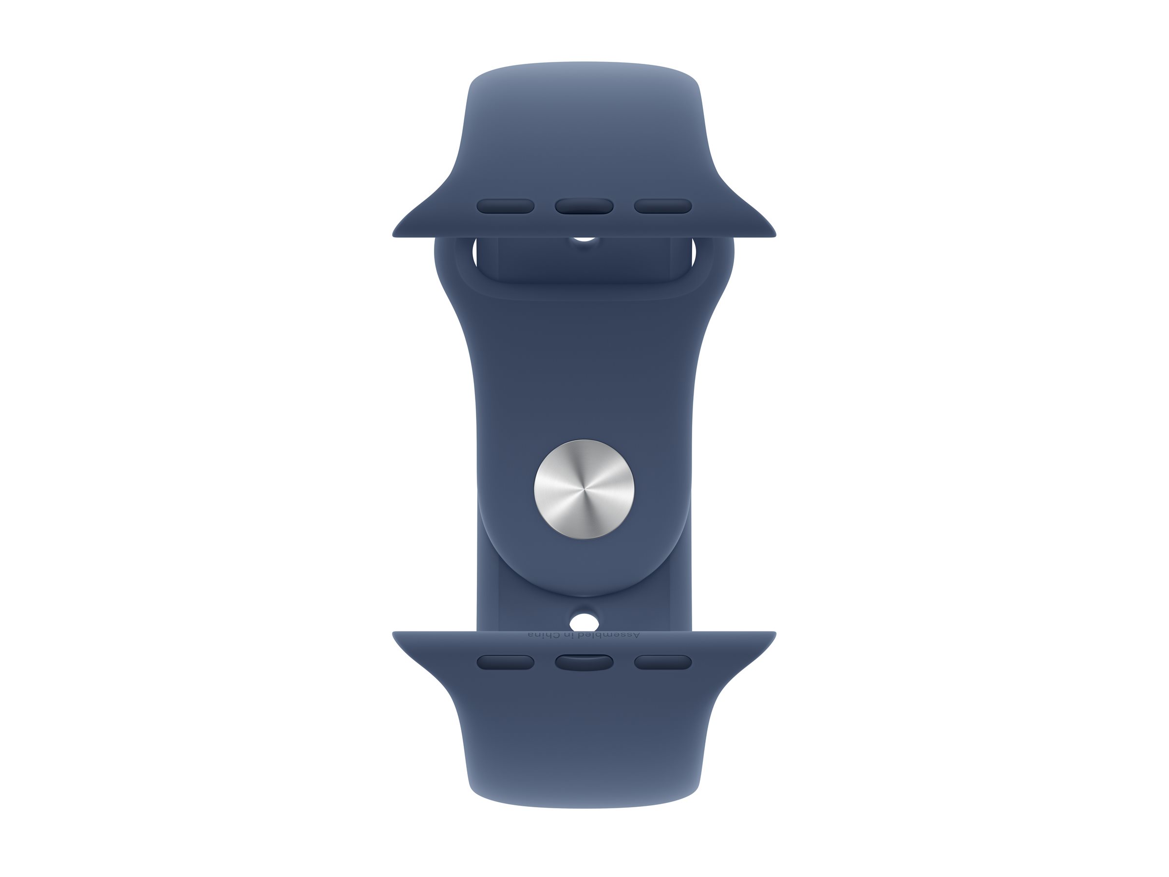 Apple Watch Series 10 (GPS + Cellular) - 46 mm - Aluminium - Silber - mit Sportband - Denim - Bandgröße: M/L, Ansicht 3
