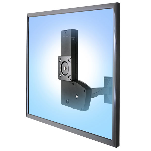 Ergotron Glide Wall Mount LD-X - Befestigungskit (Schwenkarm, VESA-Adapter, Befestigungsteile, Lift-Element), Ansicht 2
