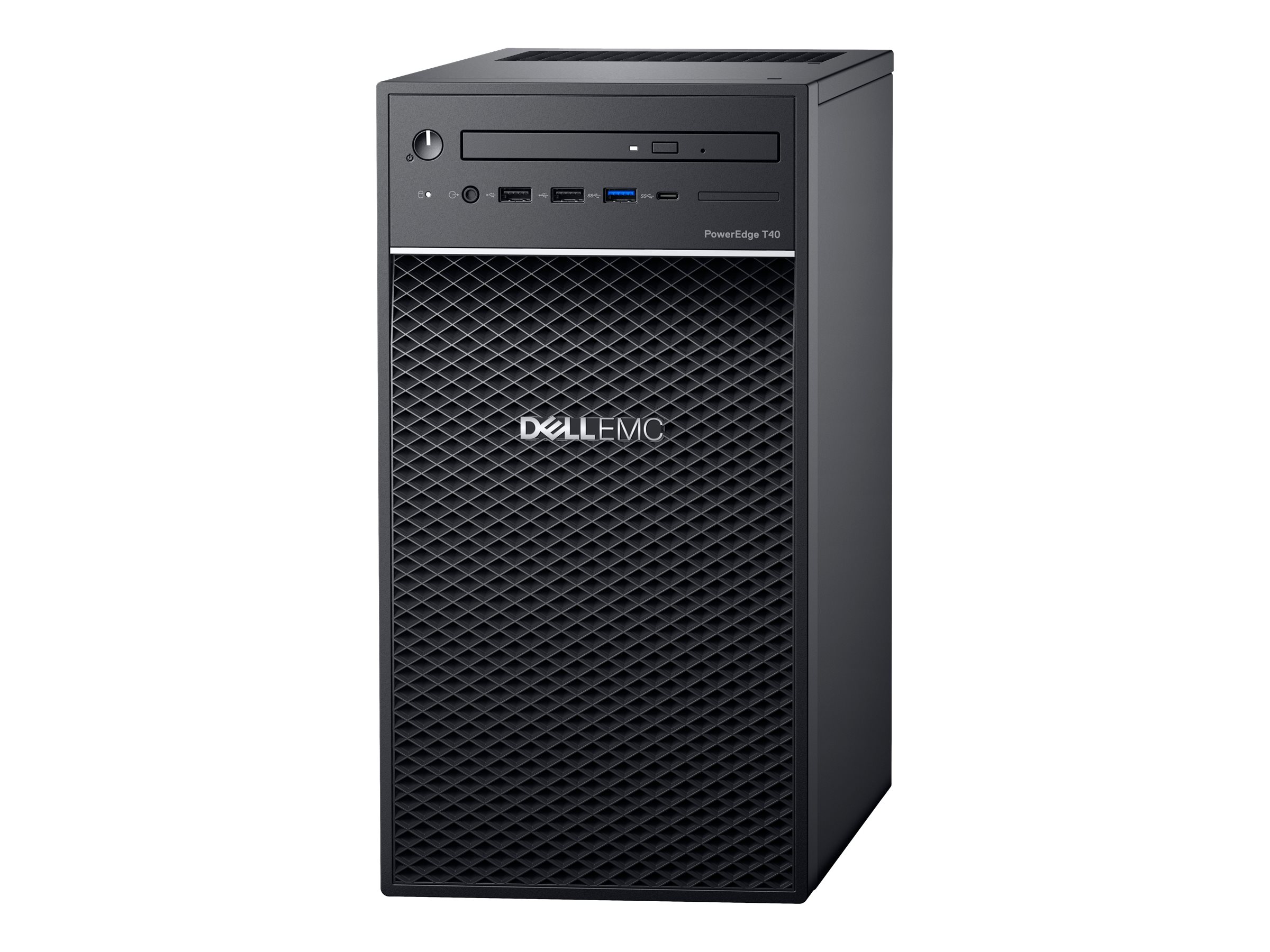 Dell PowerEdge T40 - Server - Tower - 1-Weg - 1 x Xeon E-2224G / 3.5 GHz - RAM 8 GB