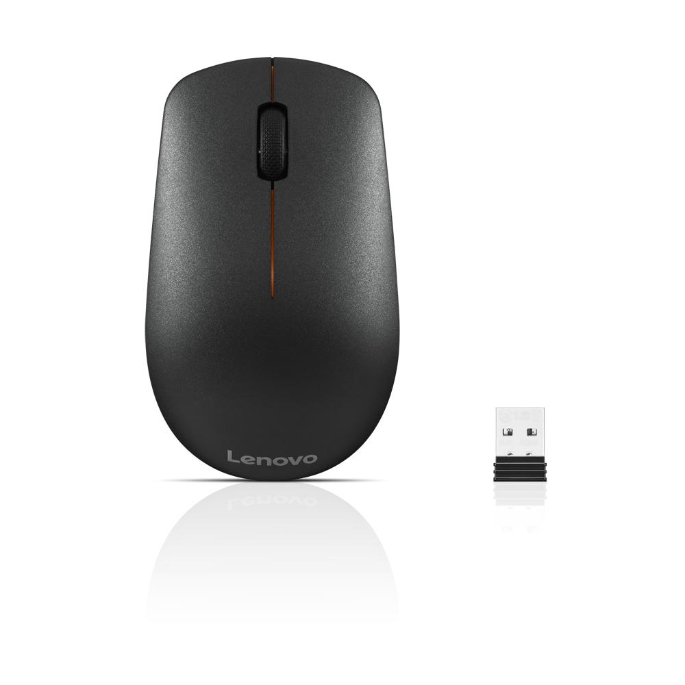 Lenovo GY50R91293, Beidhändig, Optisch, RF Wireless, 1200 DPI, Schwarz