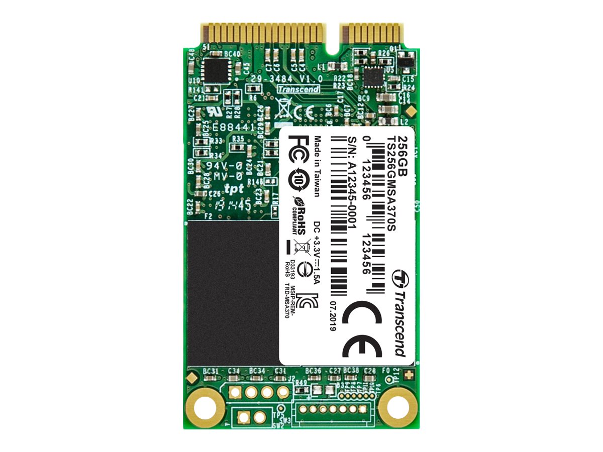 Transcend 370S - SSD - 256 GB - intern - mSATA