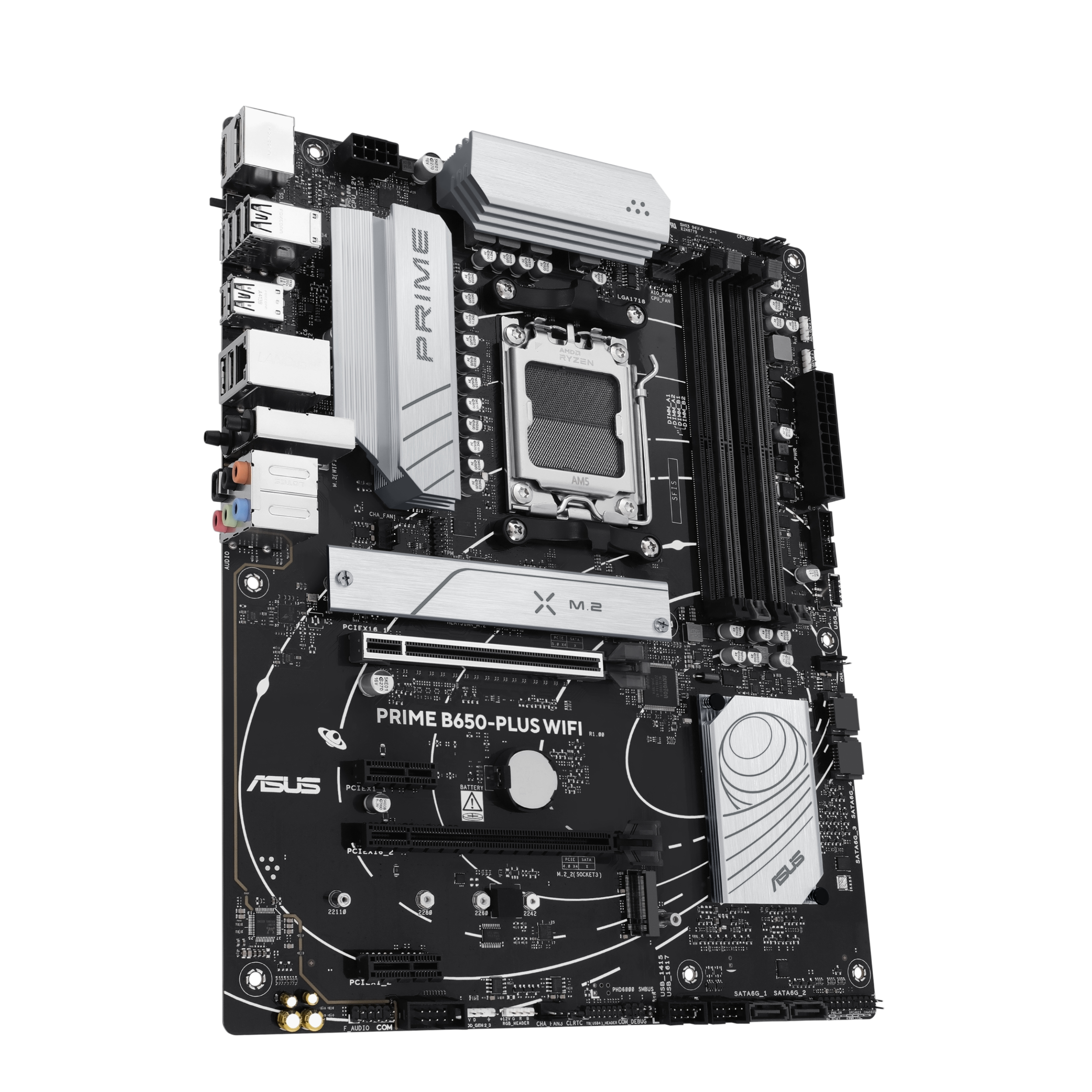 ASUS Prime B650-Plus WiFi - Motherboard - ATX - Socket AM5 - AMD B650 Chipsatz, Ansicht 2