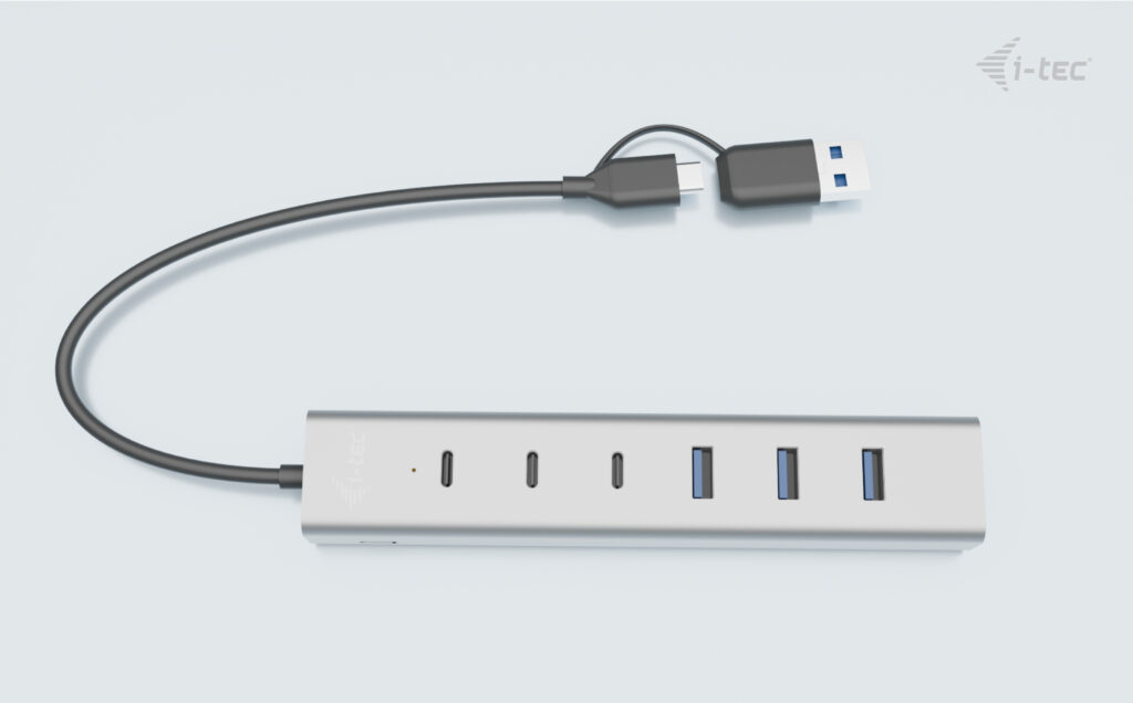 i-tec USB-A/USB-C 4 port HUB 1x USB-C US, Ansicht 2