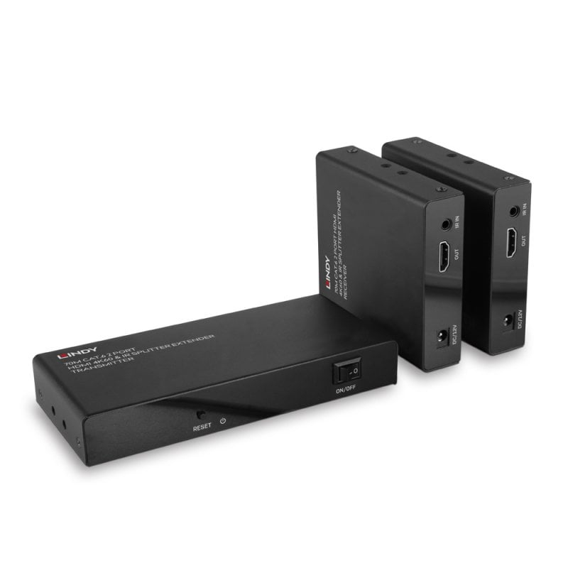 Lindy 70m 2 Port Cat.6 HDMI 4K60 Splitter Extender - 2-Port, Ansicht 2
