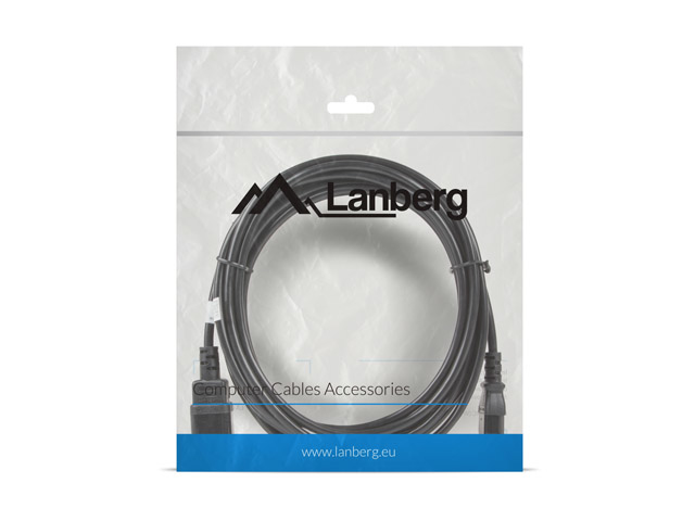 Lanberg CA-C13E-11CC-0050-BK - 5 m - C13-Koppler - C14-Koppler, Ansicht 4