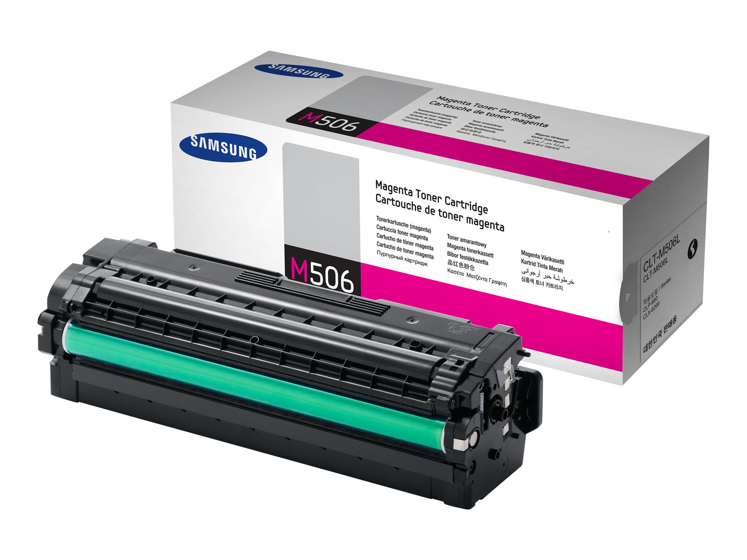 Samsung CLT-M506L - Magenta - original - Tonerpatrone, Ansicht 3