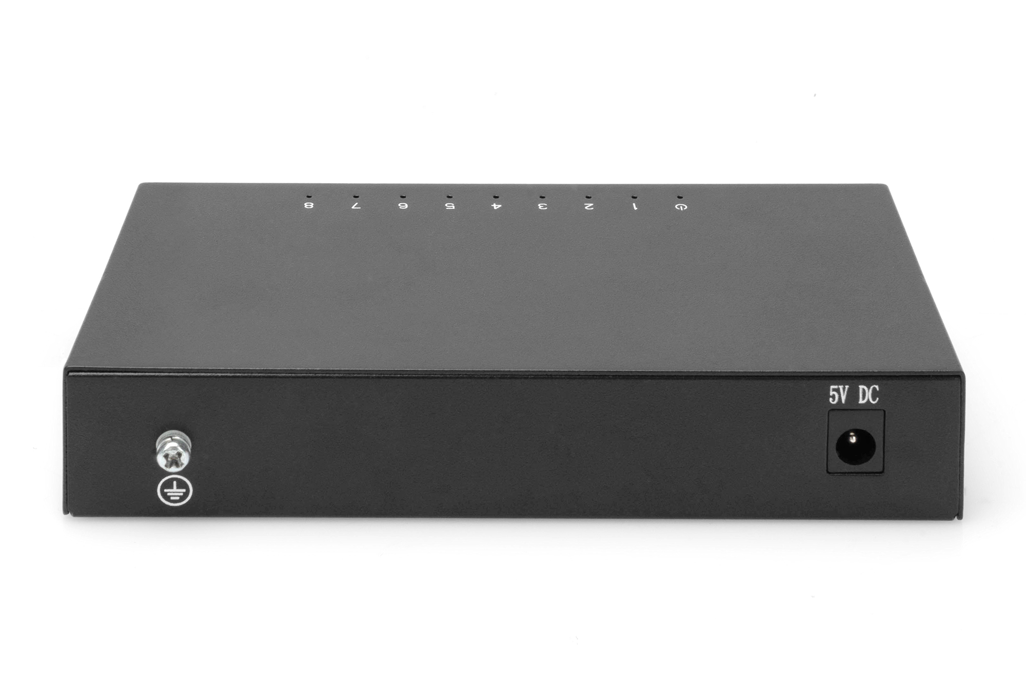 DIGITUS 8-Port Switch - 10/100 Mbps Fast Ethernet - Unmanaged - Unmanaged - Fast Ethernet (10/100) - Vollduplex, Ansicht 4