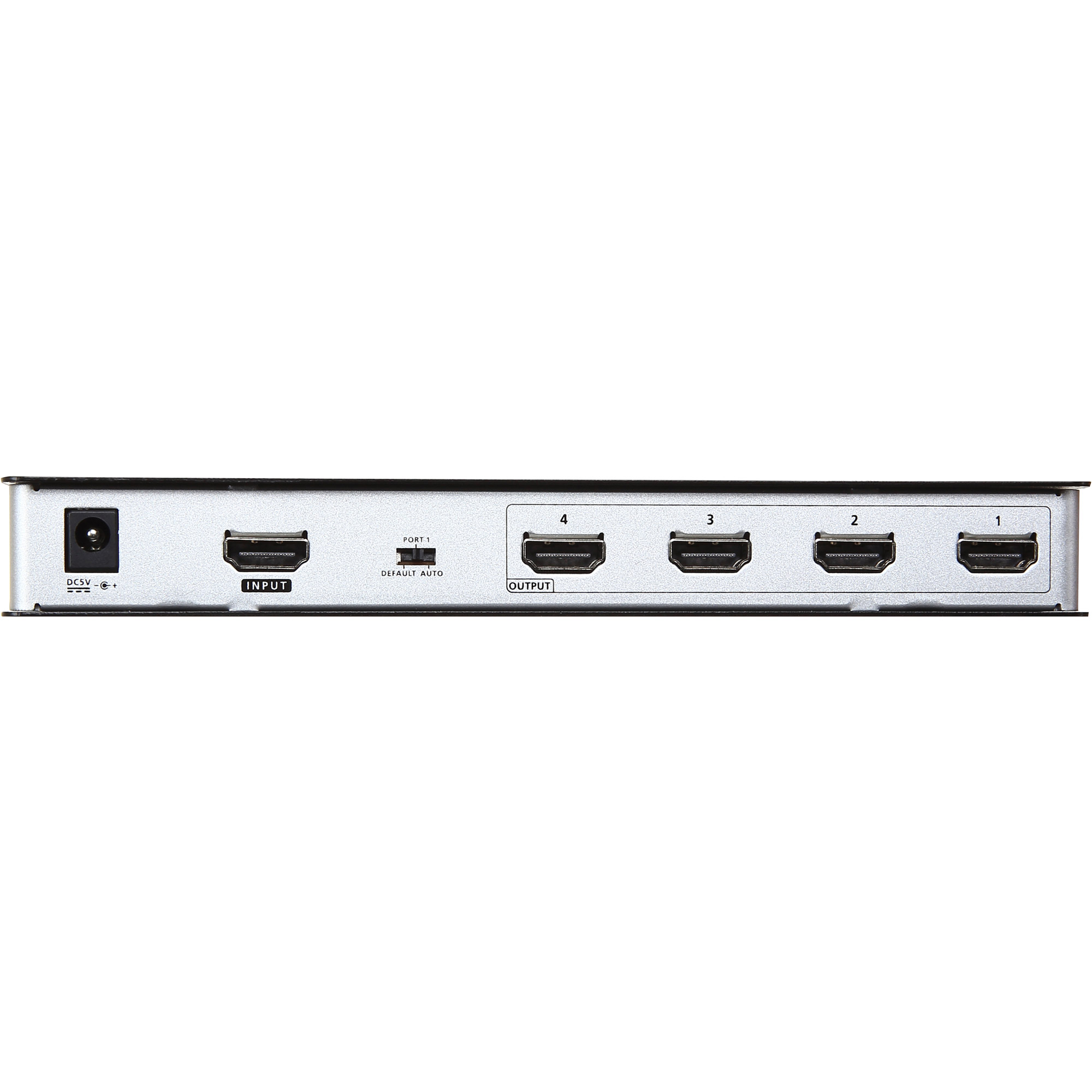 ATEN 4-Port True 4K HDMI Splitter - HDMI - 4x HDMI - 4096 x 2160 Pixel - Schwarz - Metall - 4K Ultra HD