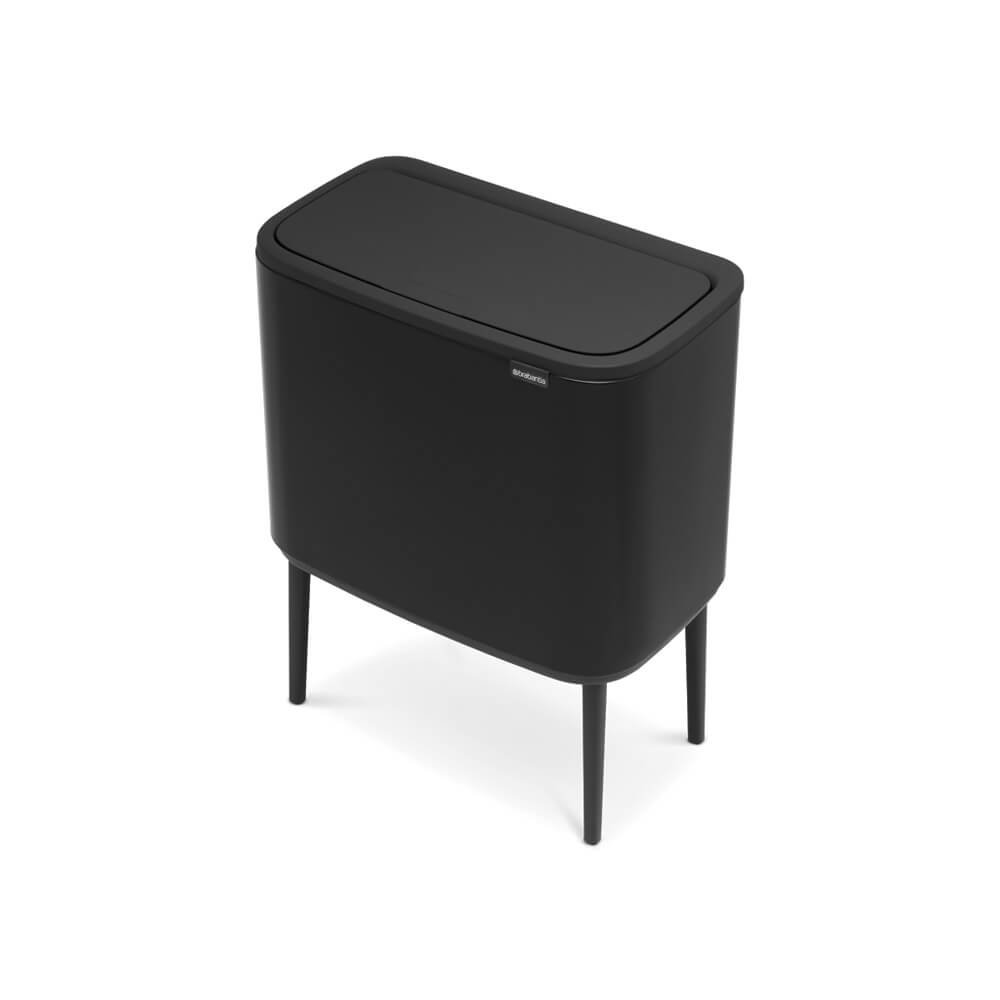 Brabantia 316067 - 33 l - Rechteckig - Edelstahl - Schwarz - Kunststoff - 540 mm, Ansicht 2