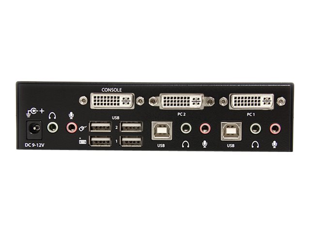 StarTech.com 2 Port DVI USB KVM Switch mit Audio