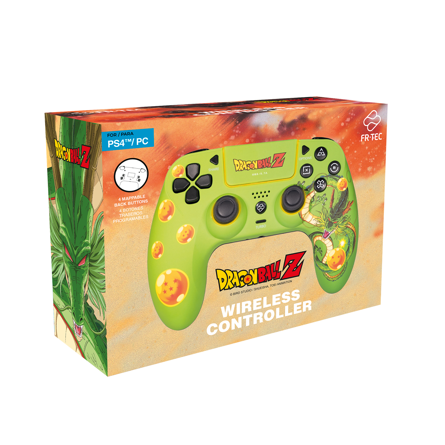 Blade Controller Dragon Ball Shenron wireless PS4/PC, Ansicht 3