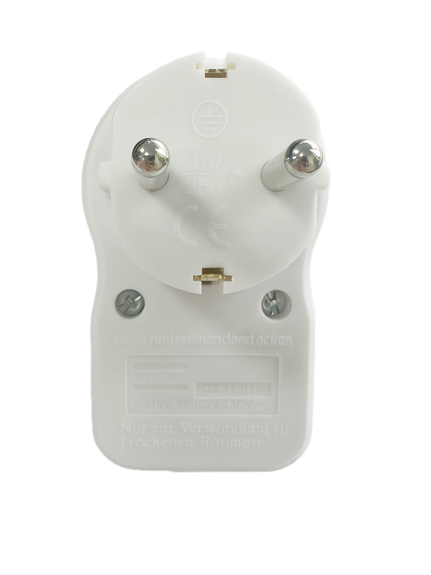 MicroConnect GRUTIMER2 - 1 AC-Ausgänge - C7-Koppler - 230 V - C4-Koppler - Weiß - 90 g, Ansicht 2