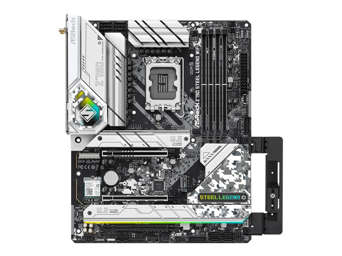 ASRock Z790 Steel Legend WiFi - Motherboard - ATX - LGA1700-Sockel - Z790 Chipsatz - USB 3.2 Gen 1, USB 3.2 Gen 2, USB-C