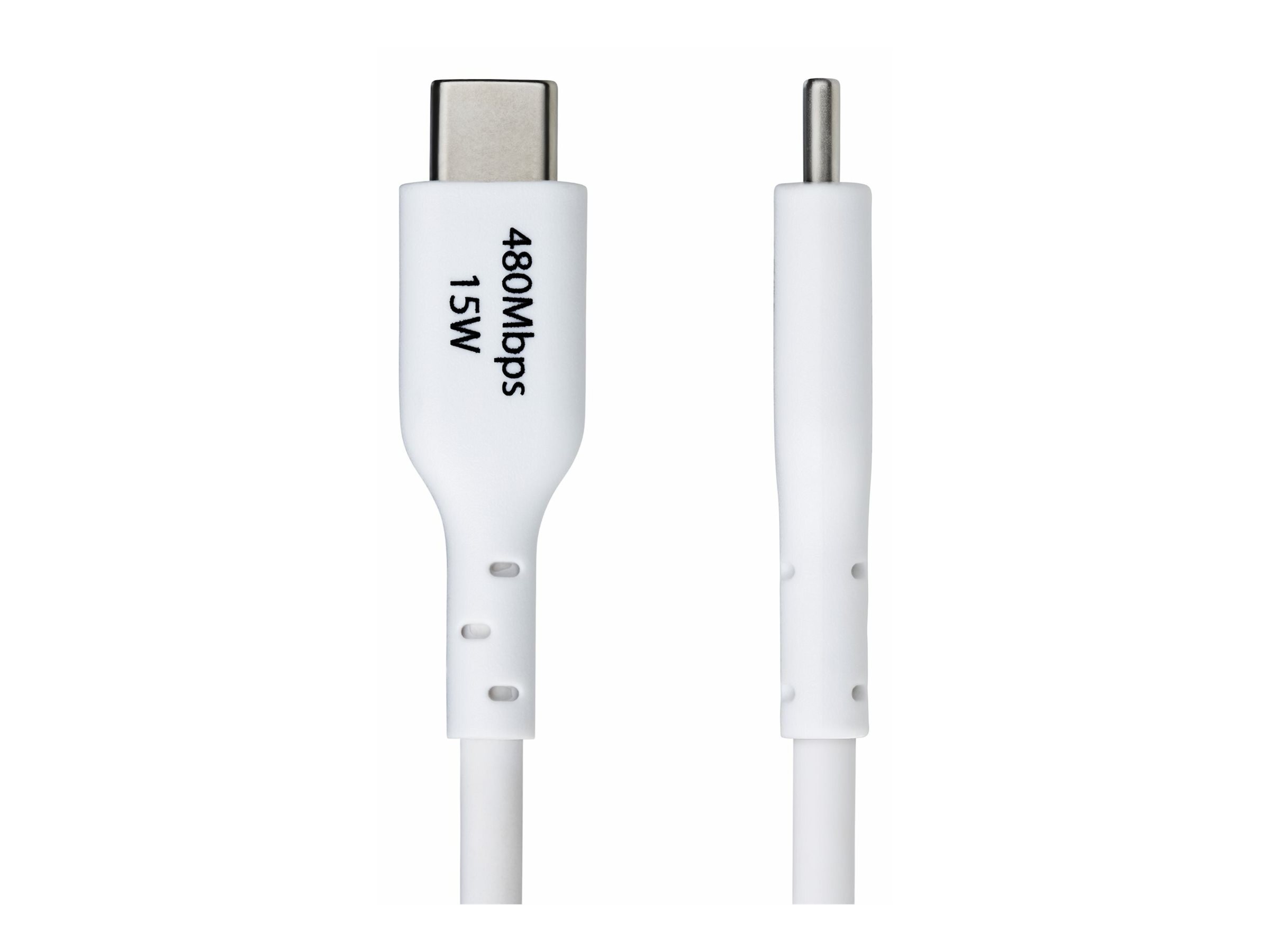 StarTech.com 2m (6.6ft) White USB-A to USB-C Charging Cable/Cord, M/M - USB-Kabel - USB (M), Ansicht 4